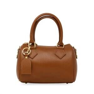 NEW GERMAN FUENTES women's small tote leather crossbody bag in camel